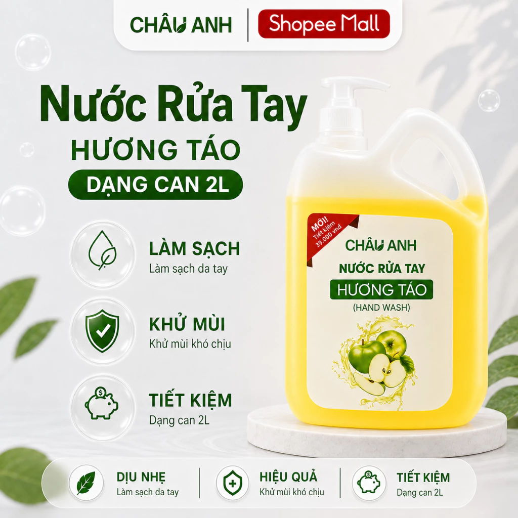 Nước rửa tay Hương Táo